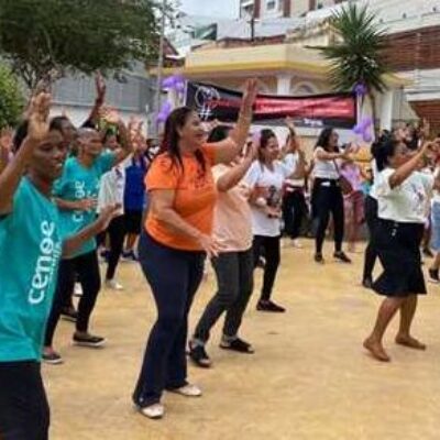 Município realiza aulão de Zumba para encerrar atividades do Agosto Lilás em Ilhéus