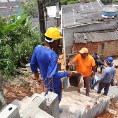 Caminho dos Altos: prefeito Mário Alexandre confere serviços nas comunidades do Vidigal e Santa Inês