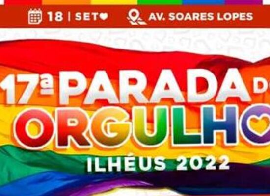 Parada do Orgulho: trânsito de Ilhéus será alterado neste domingo (18); confira a programação