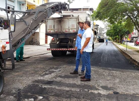 Prefeitura de Itabuna inicia  pavimentação asfáltica da Avenida Ilhéus