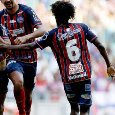 Gol de Jacaré contra o Brusque põe fim ao jejum do Bahia