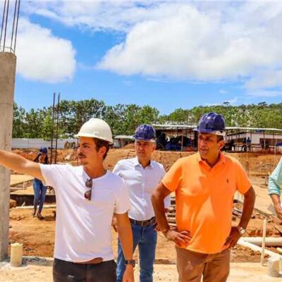 Com Policlínica de Saúde, Estado investe mais R$ 19 milhões em Ilhéus; prefeito visita obras