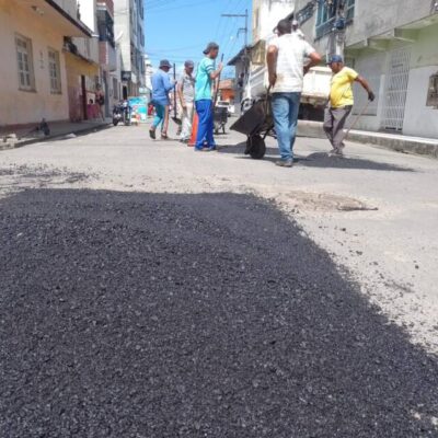 Operação Tapa-Buracos alcança mais ruas do Fátima e do centro de Itabuna
