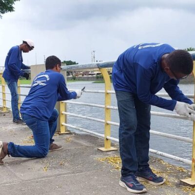 Prefeitura de Itabuna inicia revitalização do gradil da Beira-Rio e de duas pontes