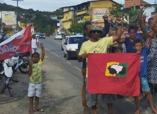 Novembro Negro: famílias quilombolas de Ilhéus realizam ato público em favor da igualdade racial