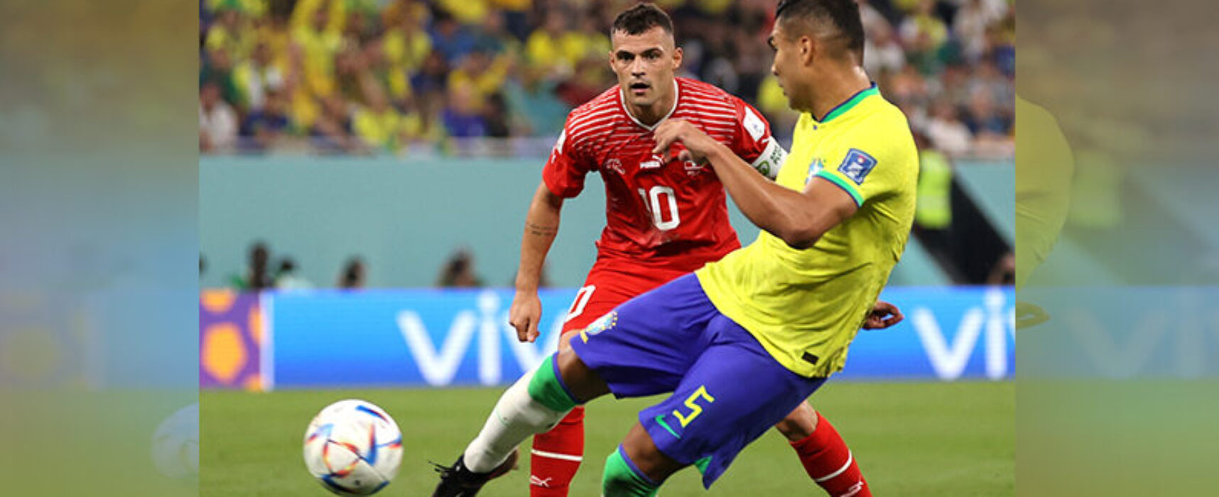 Brasil vence a Suíça com golaço de Casemiro e garante vaga nas oitavas da Copa