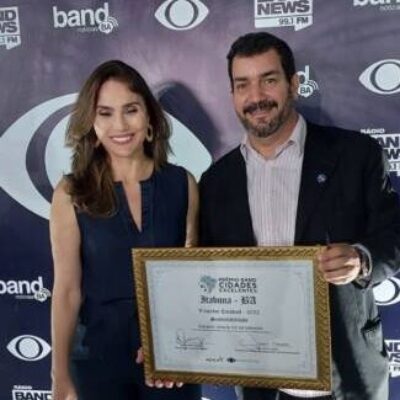 Itabuna é premiada no Band Cidades Excelentes 2022