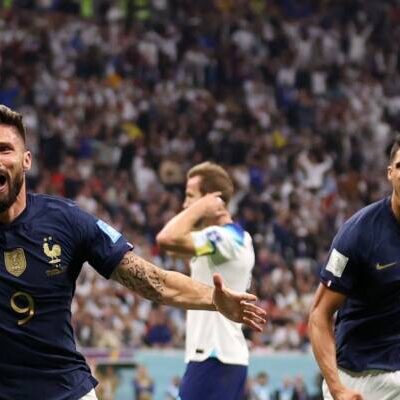 França vence Inglaterra e vai enfrentar Marrocos na semifinal