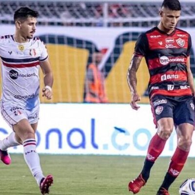 Vitória empata em 1 a 1 com o Santa Cruz pela Copa do Nordeste
