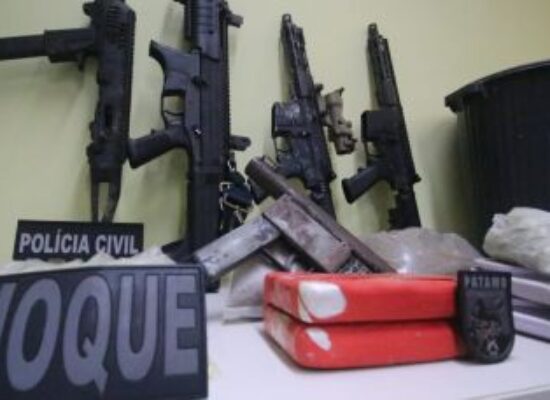 Polícia apreende nove fuzis na Bahia em 2023