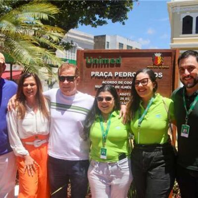 Prefeito Mário Alexandre comemora seu aniversário com entrega da revitalização da Praça Pedro Matos