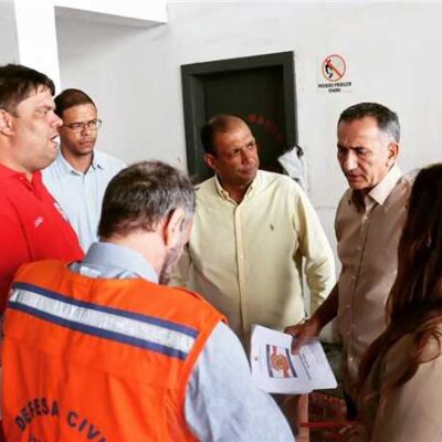 Mário Alexandre recepciona ministro Waldez Góes e entrega relatório de danos causados pelas chuvas