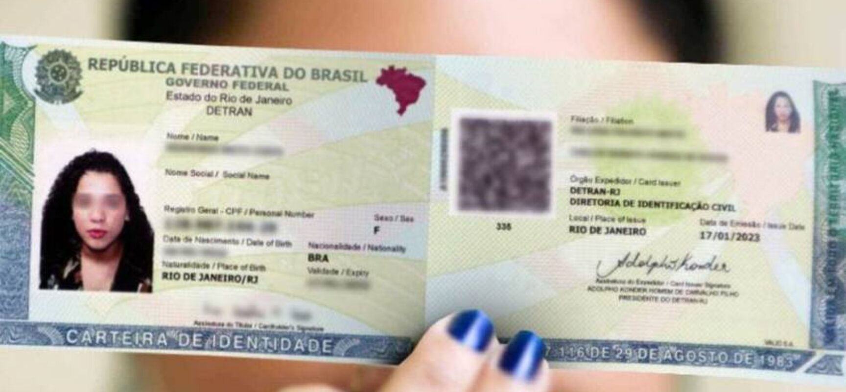 Campos sexo e nome social em carteira de identidade devem ter mudanças