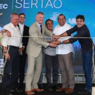 Geraldo Jr. participa do lançamento da pedra fundamental do Cimatec Sertão