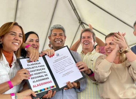 Governador anuncia investimento de R$ 125 milhões para construção do Hospital Regional de Alagoinhas