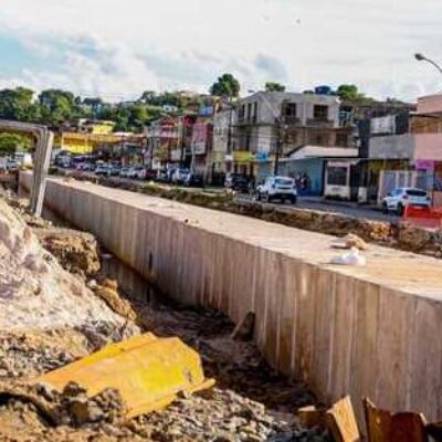 Obra do Canal do Malhado atinge 30% de conclusão e começa a ganhar forma