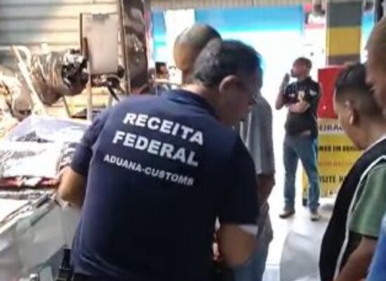 Receita Federal realiza megaoperação contra o contrabando no Feiraguai