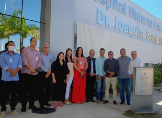 Vereadores de Ilhéus realizam visita técnica ao Hospital Materno Infantil Dr. Joaquim Sampaio