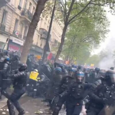 França tem 1º de Maio marcado por confrontos entre manifestantes e policiais