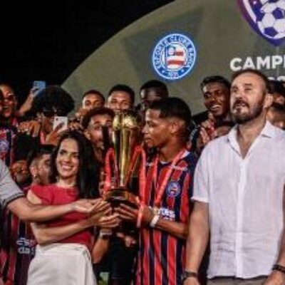 1, 2, 3, 4, 5! Bahia é pentacampeão do Baianão Sub-20
