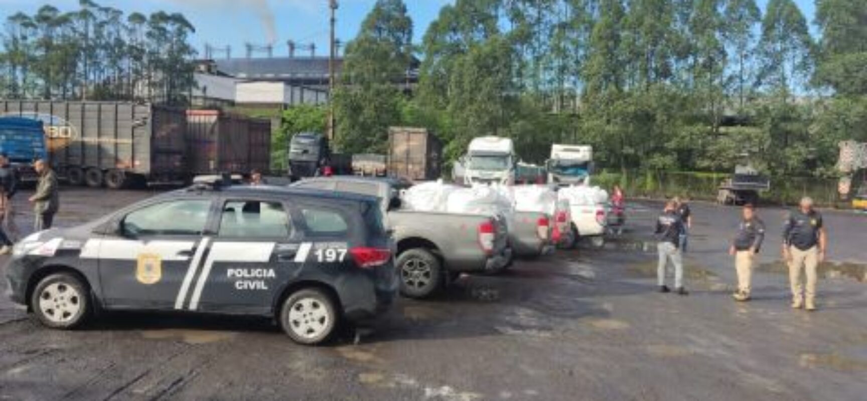 Polícia Civil realiza incineração de 3 toneladas de drogas