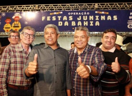 Festejos juninos dos municípios de Gandu e Castro Alves recebem a visita do governador Jerônimo Rodrigues neste sábado (24)