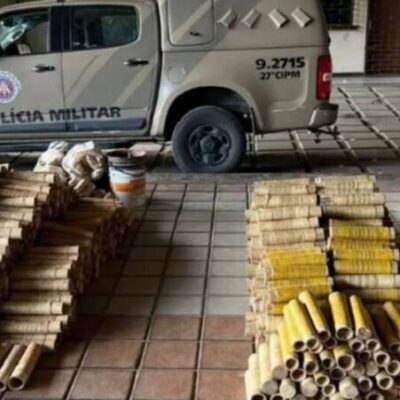 Mais de 1,2 mil espadas e 200 kg de pólvora são apreendidas em Cruz das Almas