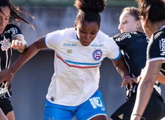 Time feminino do Bahia leva goleada do Corinthians e cai para a Série A2