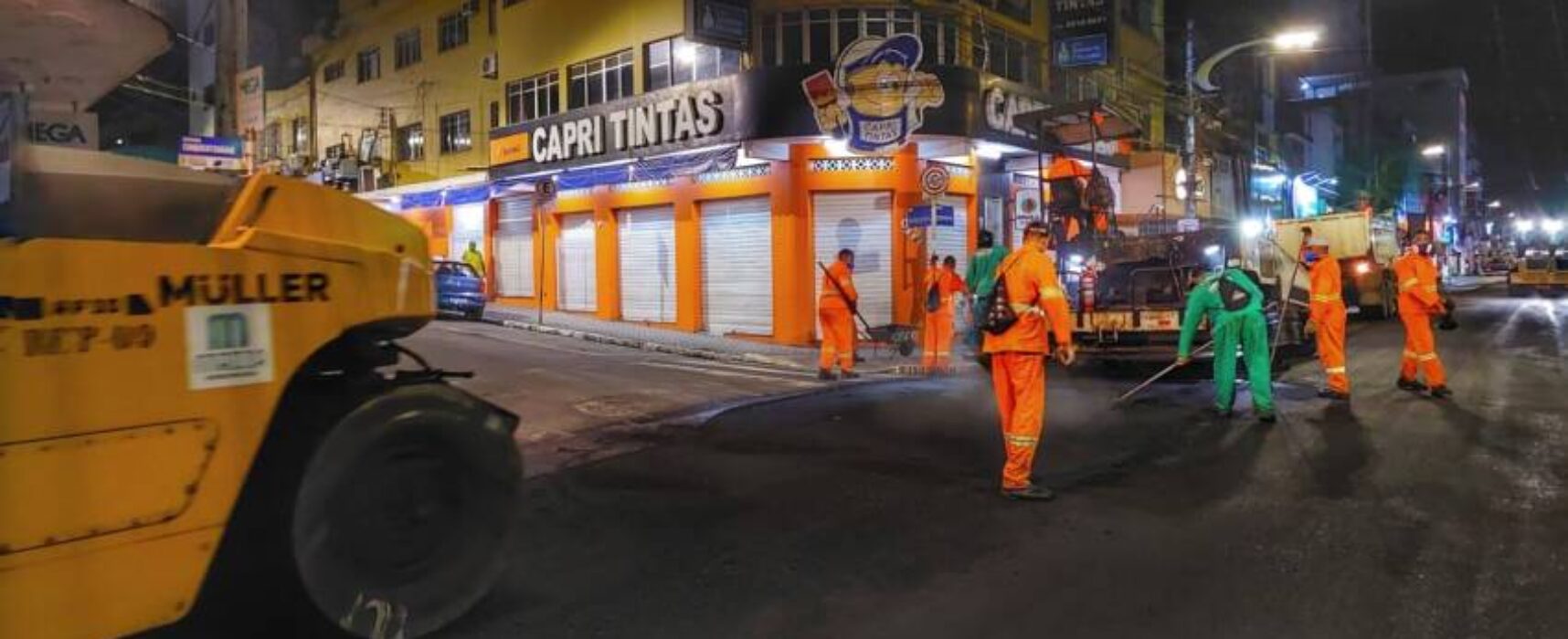 Dirigente da CDL elogia intervenções da Prefeitura de Itabuna no recapeamento de vias na área comercial