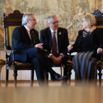 Presidente da Argentina, Alberto Fernández, visita o Supremo