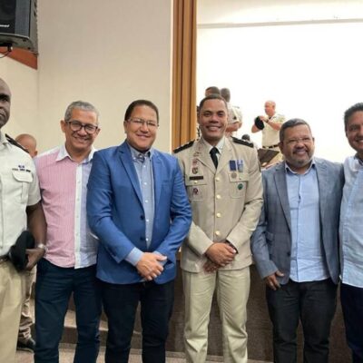 Prefeito Augusto Castro participa de solenidade de transição comando CPIRv Itabuna