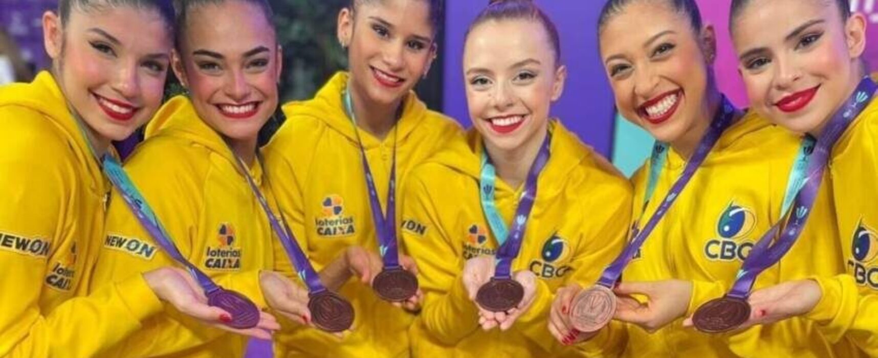 Brasil fatura bronze em competição internacional de ginástica rítmica