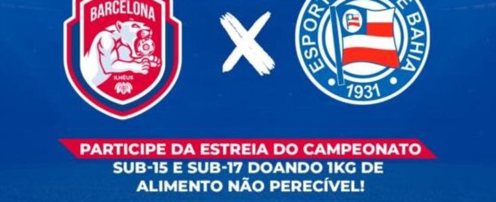 BARCELONA DE ILHÉUS: PARTICIPEM DA ESTREIA SOLIDÁRIA