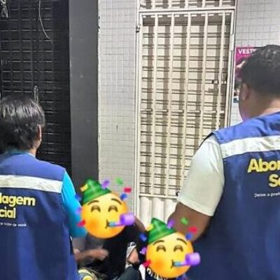 Abordagem social da SEMPS de Itabuna abriga família de artesões no POP Acolhimento