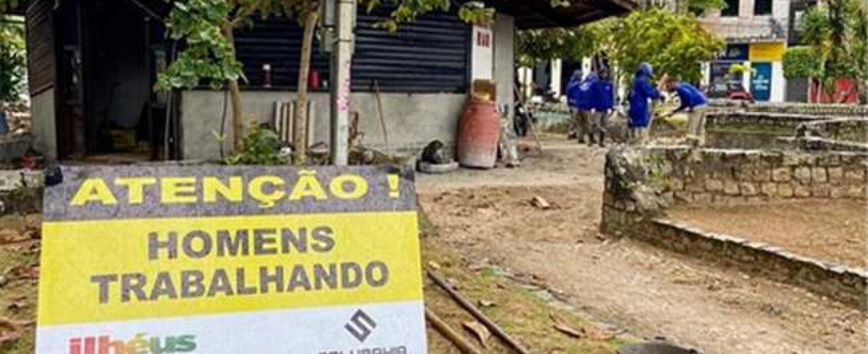 Praça José Marcelino passa por requalificação e área vai abrigar base da Polícia Militar