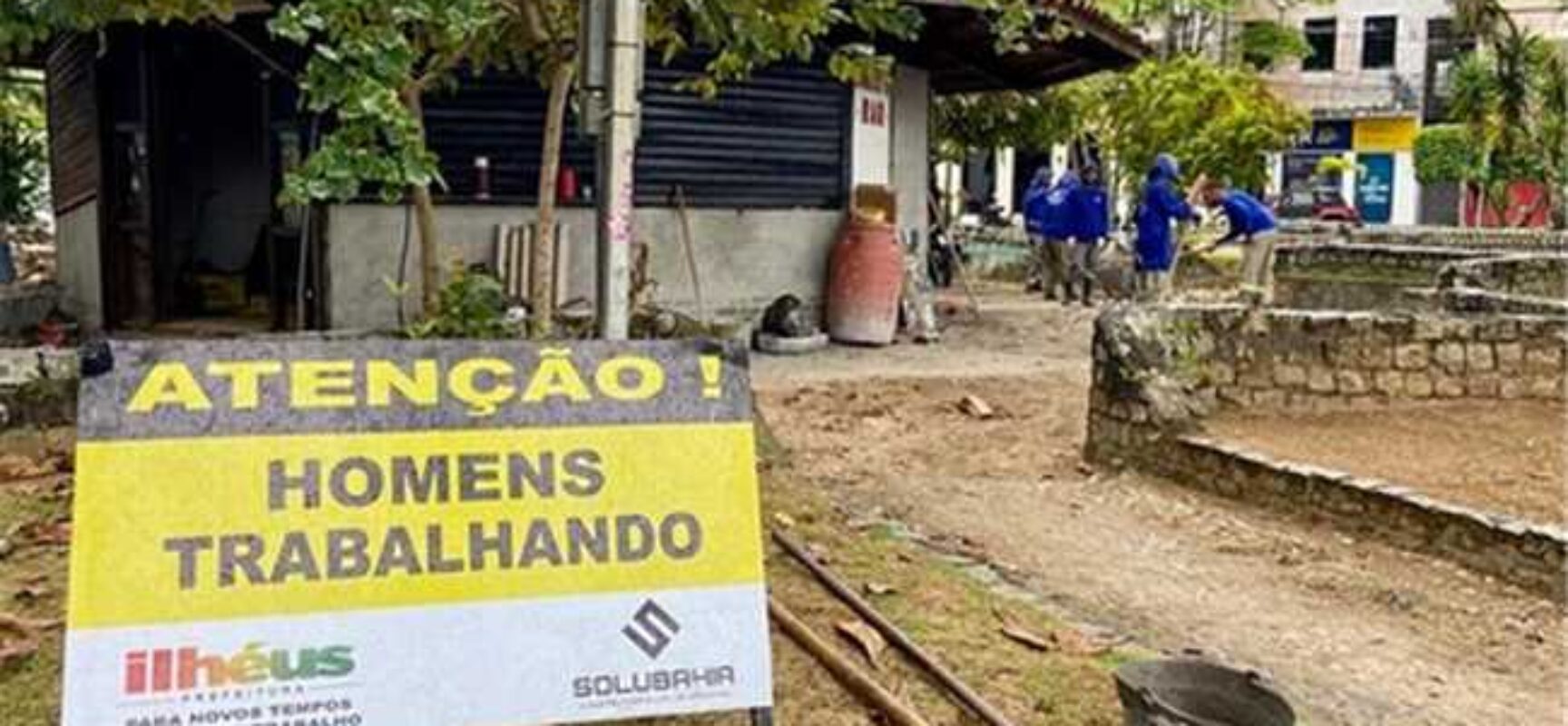 Praça José Marcelino passa por requalificação e área vai abrigar base da Polícia Militar