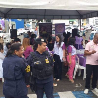 Secretaria de Promoção Social e Combate a Pobreza de Itabuna realiza Marcha Lilás