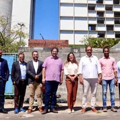 Com diretoria da empresa JMG, prefeito Mário Alexandre discute retomada do Moinho de Ilhéus