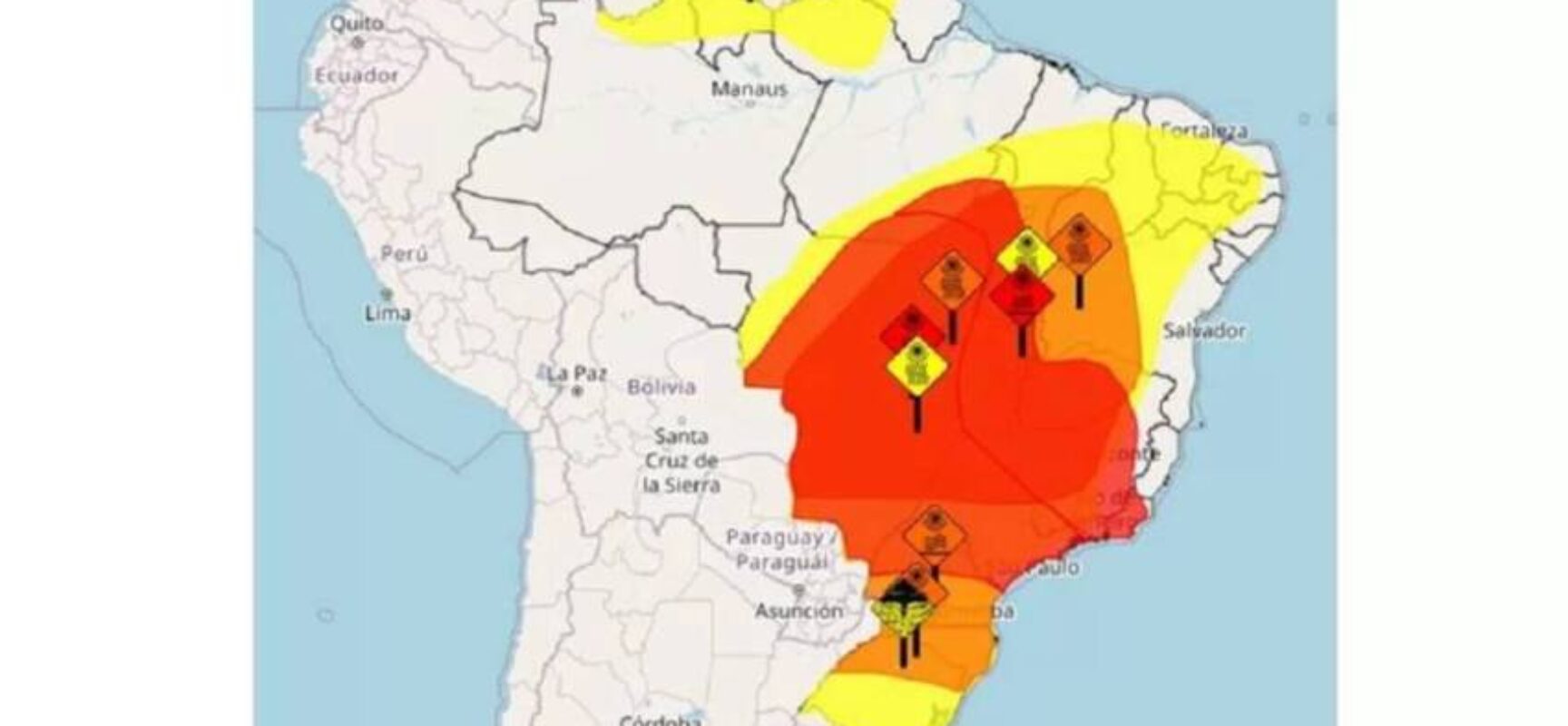 Inmet inclui Bahia na lista de estados em ‘alerta vermelho’ para onda de calor