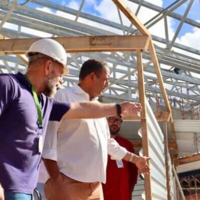 Prefeito Mário Alexandre vistoria obras de ampliação e modernização do aeroporto Jorge Amado