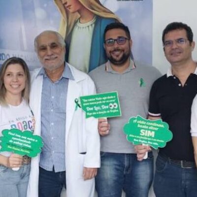 Hospital de Base inicia a Campanha Setembro Verde com entrega de lacinhos