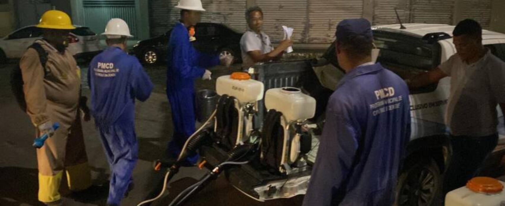 Prefeitura de Itabuna intensifica pulverização com  bombas costais nas ações de combate ao Aedes Aegypti