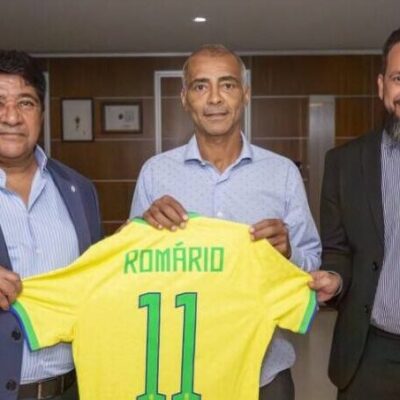 Romário se reúne com Ednaldo Rodrigues na CBF