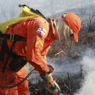 Mais de 200 bombeiros atuam no combate a incêndios na Bahia
