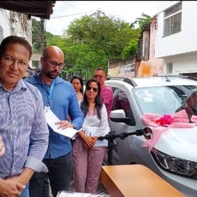 Prefeito Augusto Castro entregou automóvel 0Km ao Conselho Tutelar de Itabuna