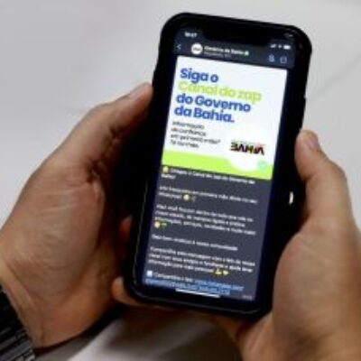 Governo da Bahia adere à nova ferramenta do WhatsApp para compartilhar notícias