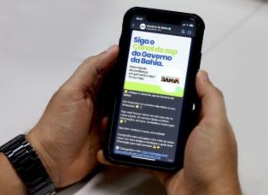 Governo da Bahia adere à nova ferramenta do WhatsApp para compartilhar notícias