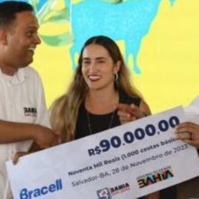 Bracell doa 1.000 cestas básicas para o programa Bahia Sem Fome