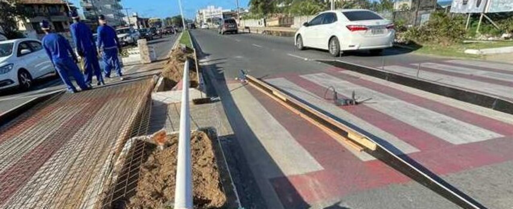 Prefeitura de Ilhéus inicia instalação de faixas elevadas