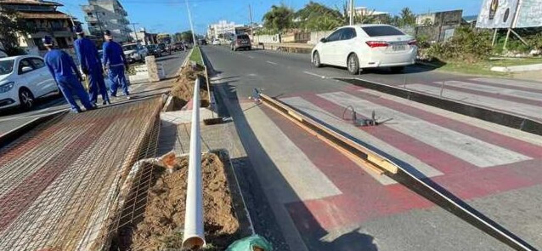 Prefeitura de Ilhéus inicia instalação de faixas elevadas